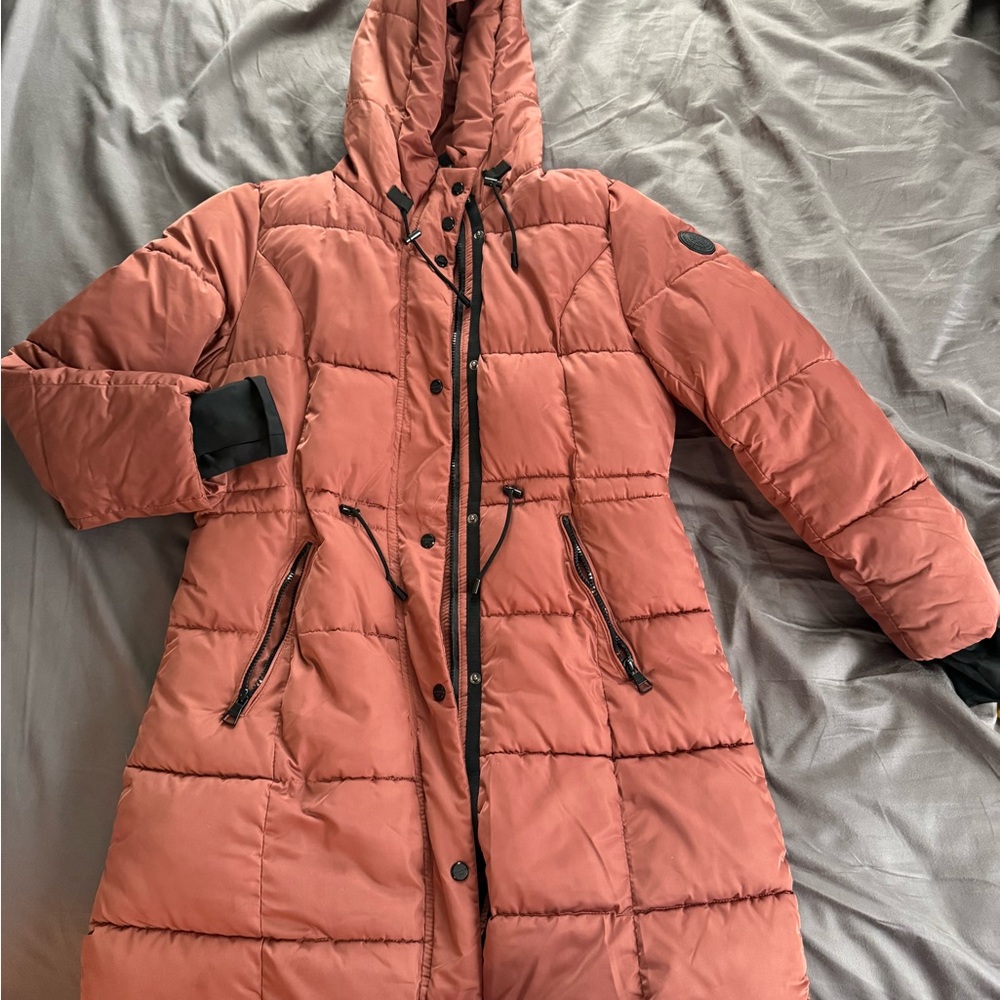 Steve Madden Brick Hooded Puffer Jacket